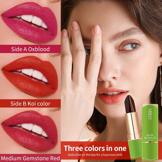 VIBELY Tri-color lipstick 3in1