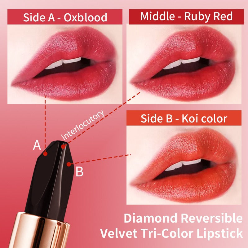 VIBELY Tri-color lipstick 3in1